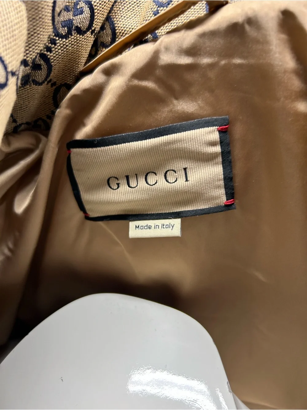 Gucci Gg Canvas Goose Down Jacket
